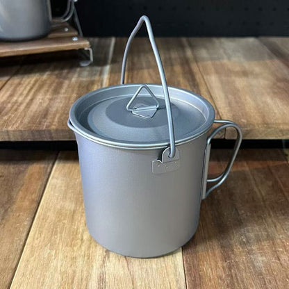 Pure titanium mug