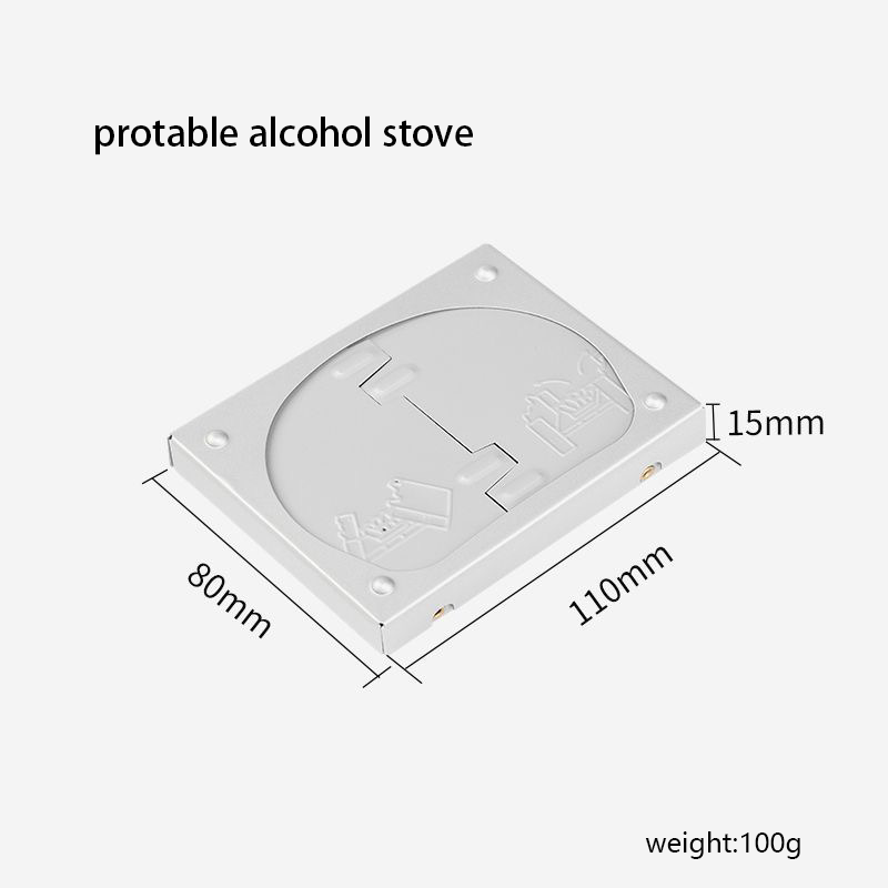 Portable alcohol stove