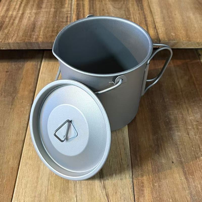 Pure titanium mug